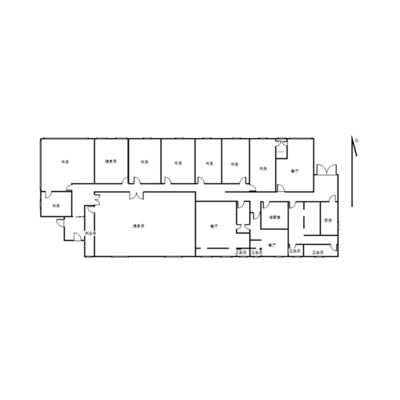 大丰国际软件园精装写字楼整层出售，1000㎡，488万